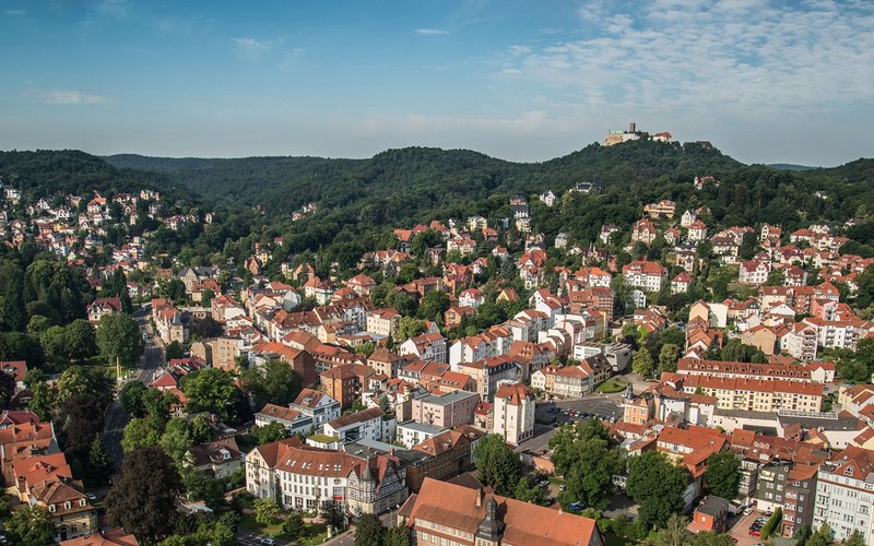 Panorama der Wartburgstadt Eisenach