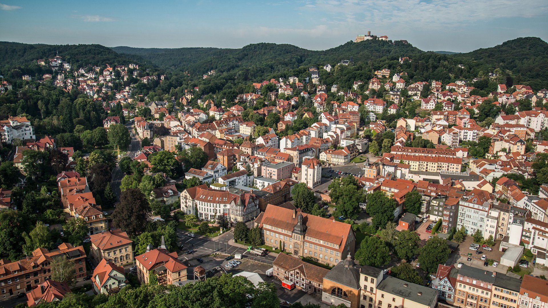 Panorama der Stadt Eisenach